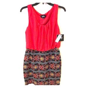 Tight fit tribal skirt dress